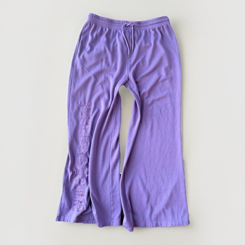 Disney Purple Wide Leg Lounge Pants Size XL Walt Disney World
